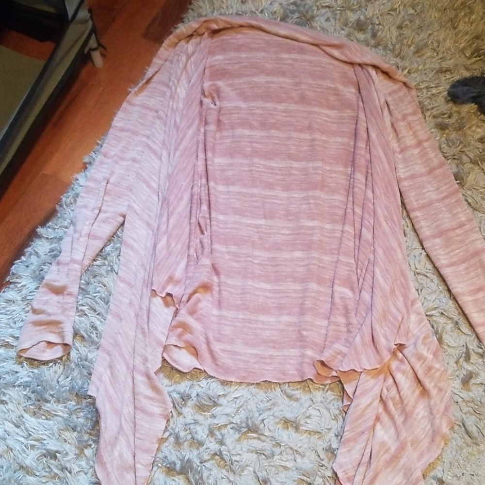 Cardigan pink stripped